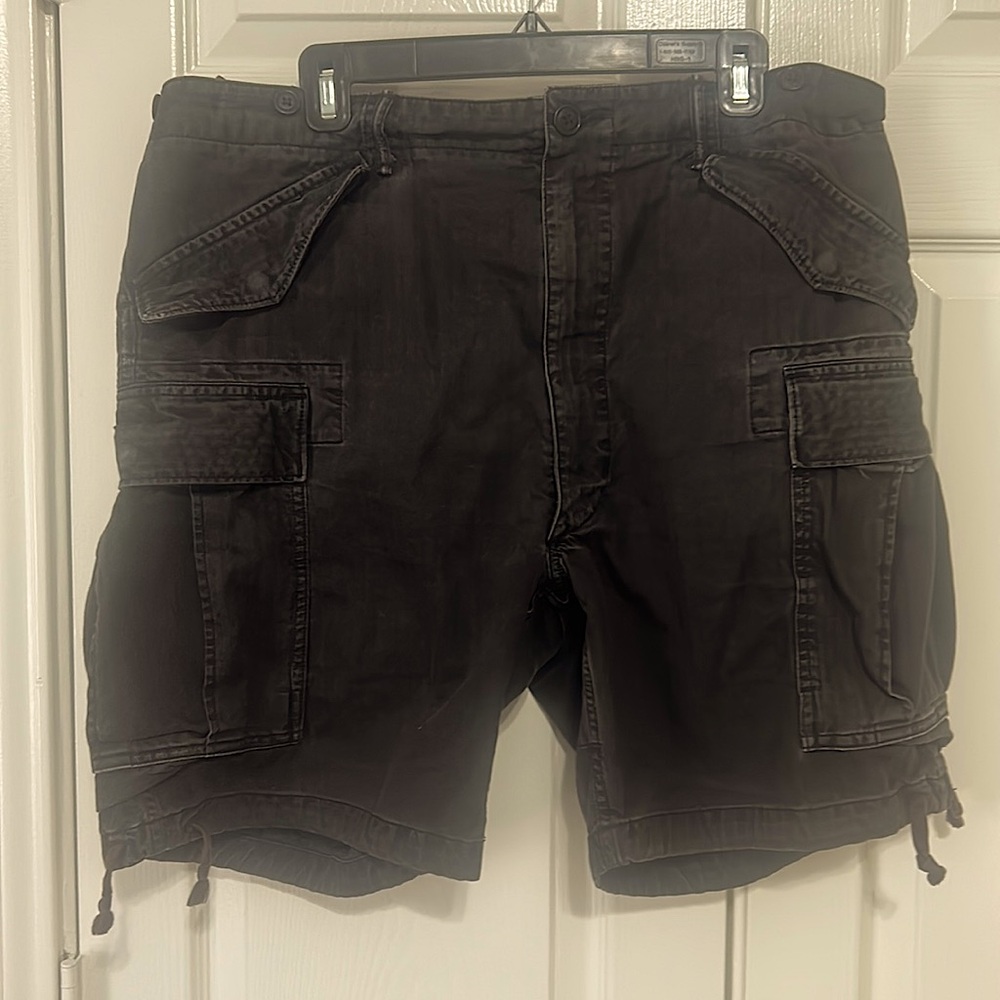Men’s Polo Rip Stop Shorts 38” Black
